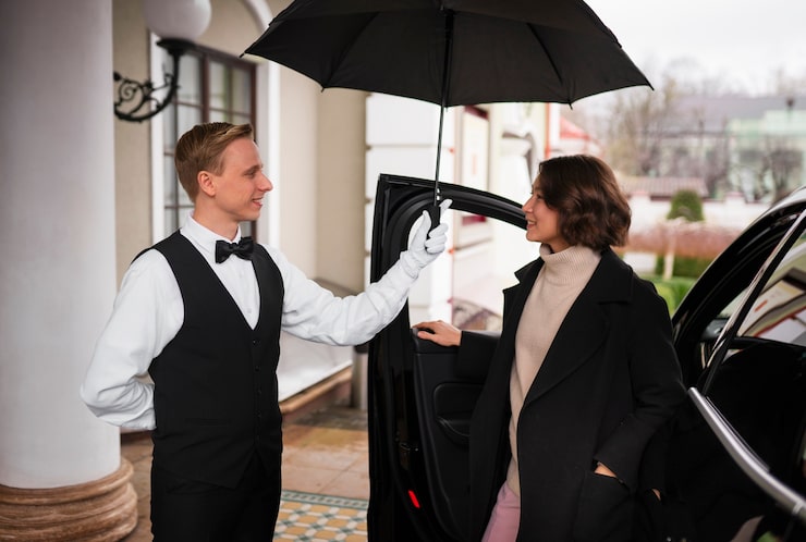 Luxury personal chauffeur service with private car hire for comfortable personal travel in Hampshire