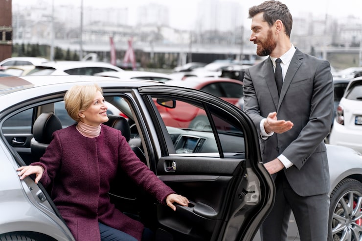 Personal chauffeur driven service offering luxury private travel with professional chauffeur