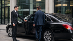 Executive Vehicle Transfers chauffeur providing airport transfer service in Hampshire
